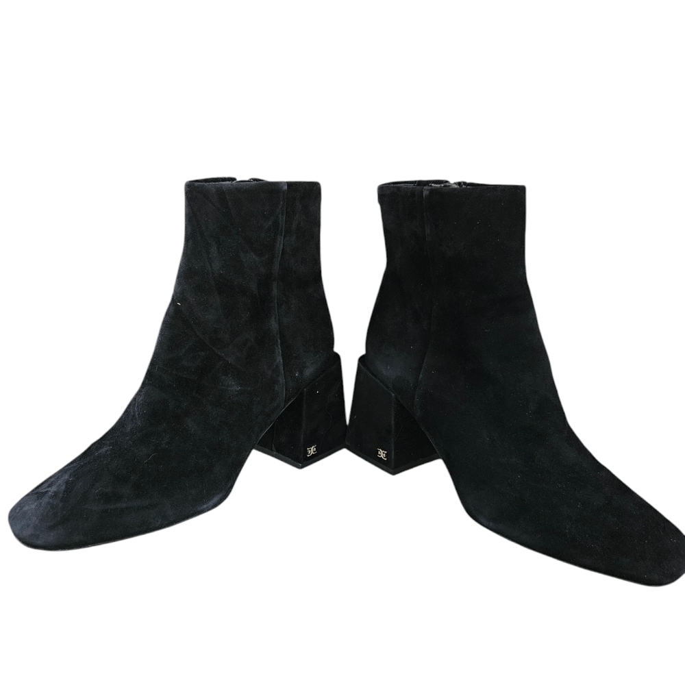 Sam Edelman Kinzey Suede Block Heel Ankle Boots - Women's